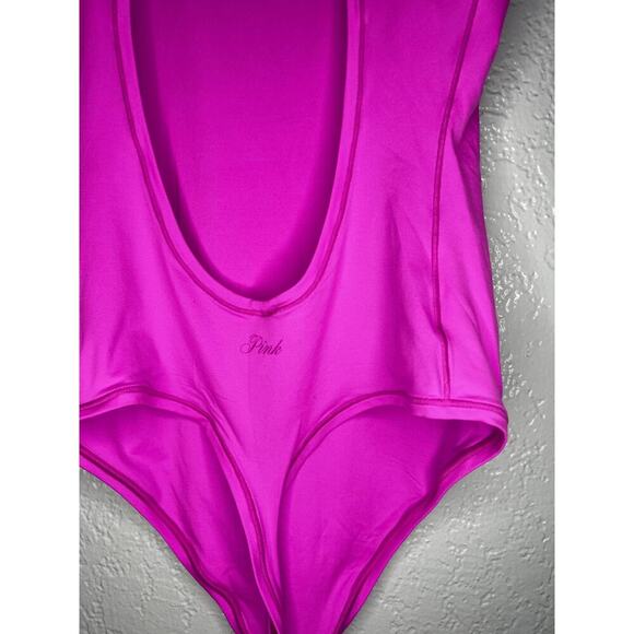 Victoria’s Secret pink base stretch high neck, bodysuit - Picture 6 of 7